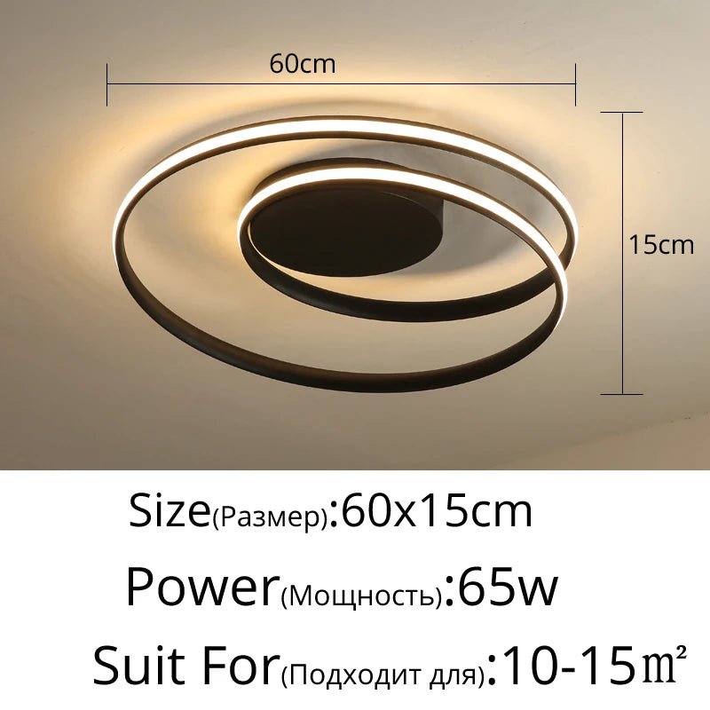 Modern Swirl LED Lamp - Handy House