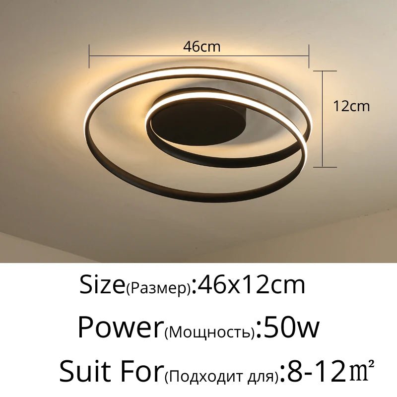 Modern Swirl LED Lamp - Handy House