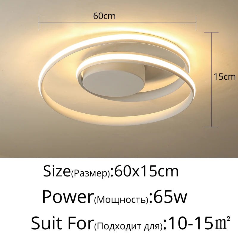 Modern Swirl LED Lamp - Handy House