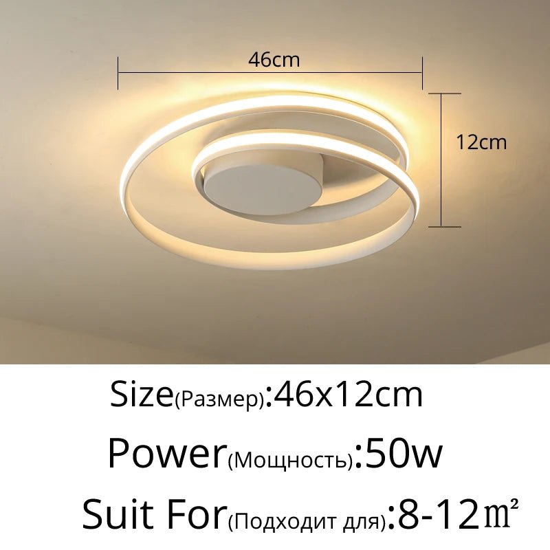 Modern Swirl LED Lamp - Handy House