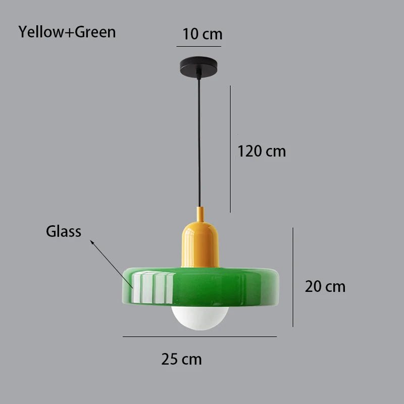 Retro Glass Ceiling LED Pendant - Handy House