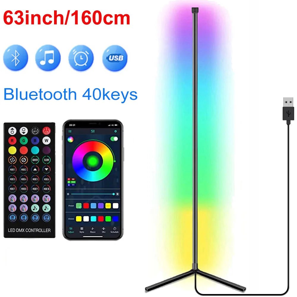 Smart Dimmable Corner Floor Lamp - Handy House