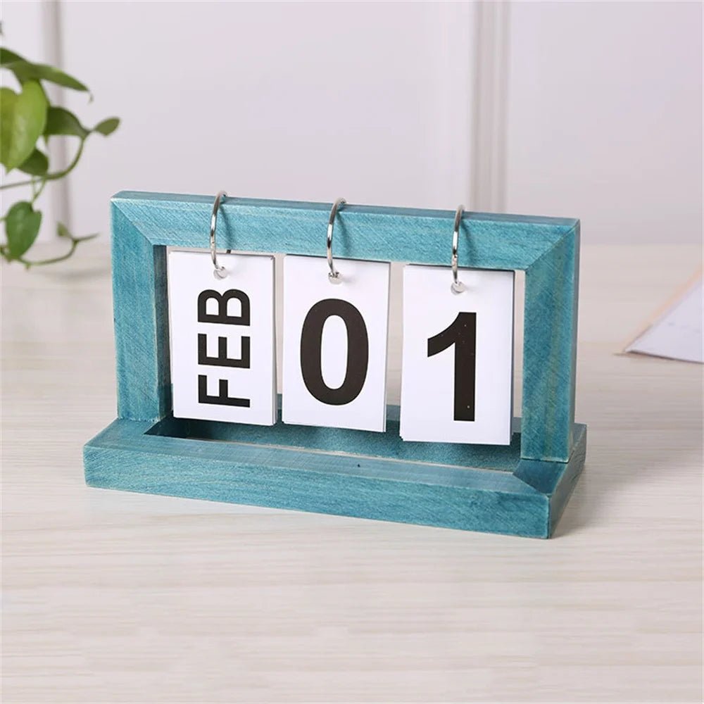 Wooden Flip Calendar - Month and Date - Handy House