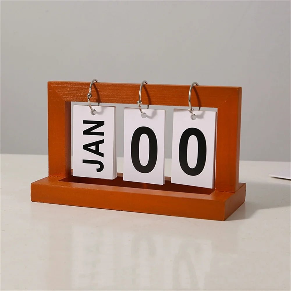 Wooden Flip Calendar - Month and Date - Handy House