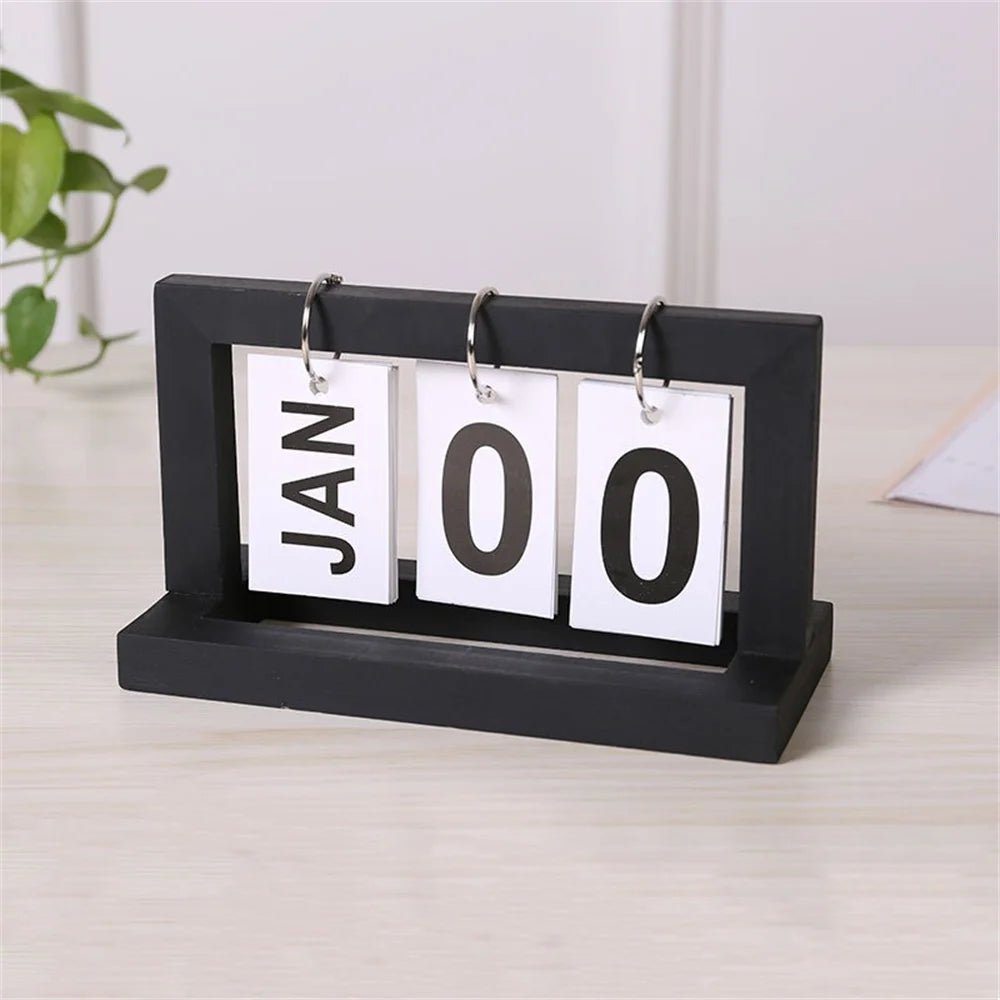 Wooden Flip Calendar - Month and Date - Handy House