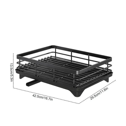 Adjustable Dish Drying Rack - Stainless Steel - Handy House