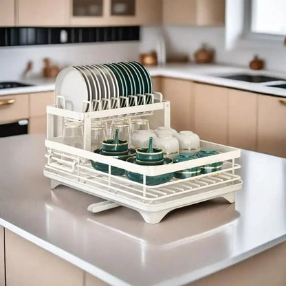 Adjustable Dish Drying Rack - Stainless Steel - Handy House