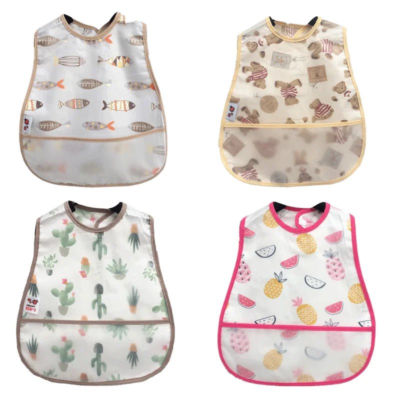Adjustable Graphic Baby Bibs - Handy House