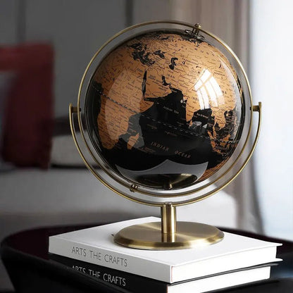 Desktop Retro World Globe Decor - Handy House