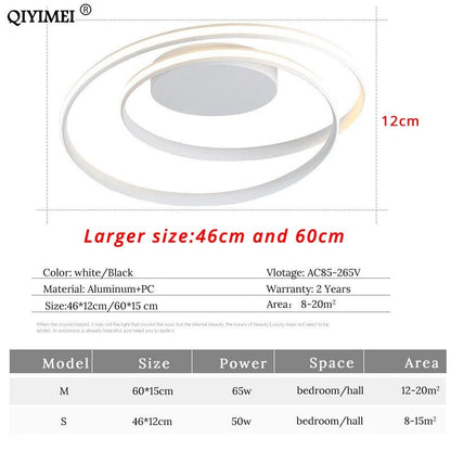Modern Swirl LED Lamp - Handy House
