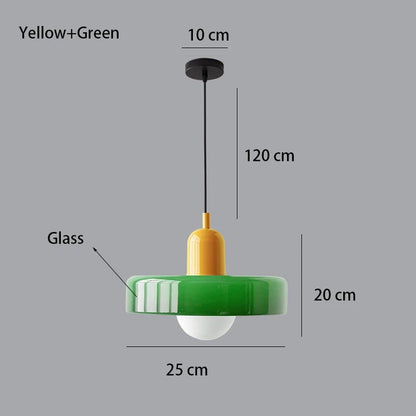 Retro Glass Ceiling LED Pendant - Handy House