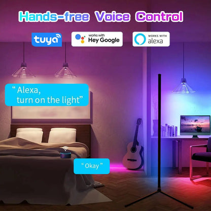 Smart Dimmable Corner Floor Lamp - Handy House