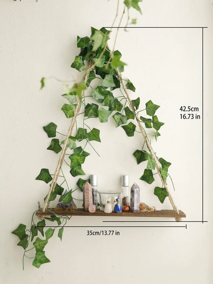 Wood Shelf LED Leaf Hanging Decoration - Handy House