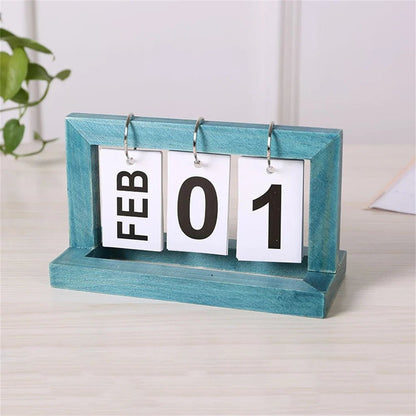 Wooden Flip Calendar - Month and Date - Handy House