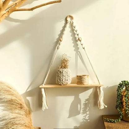 Zen Inspired Hanging Shelf Decoration - Handy House