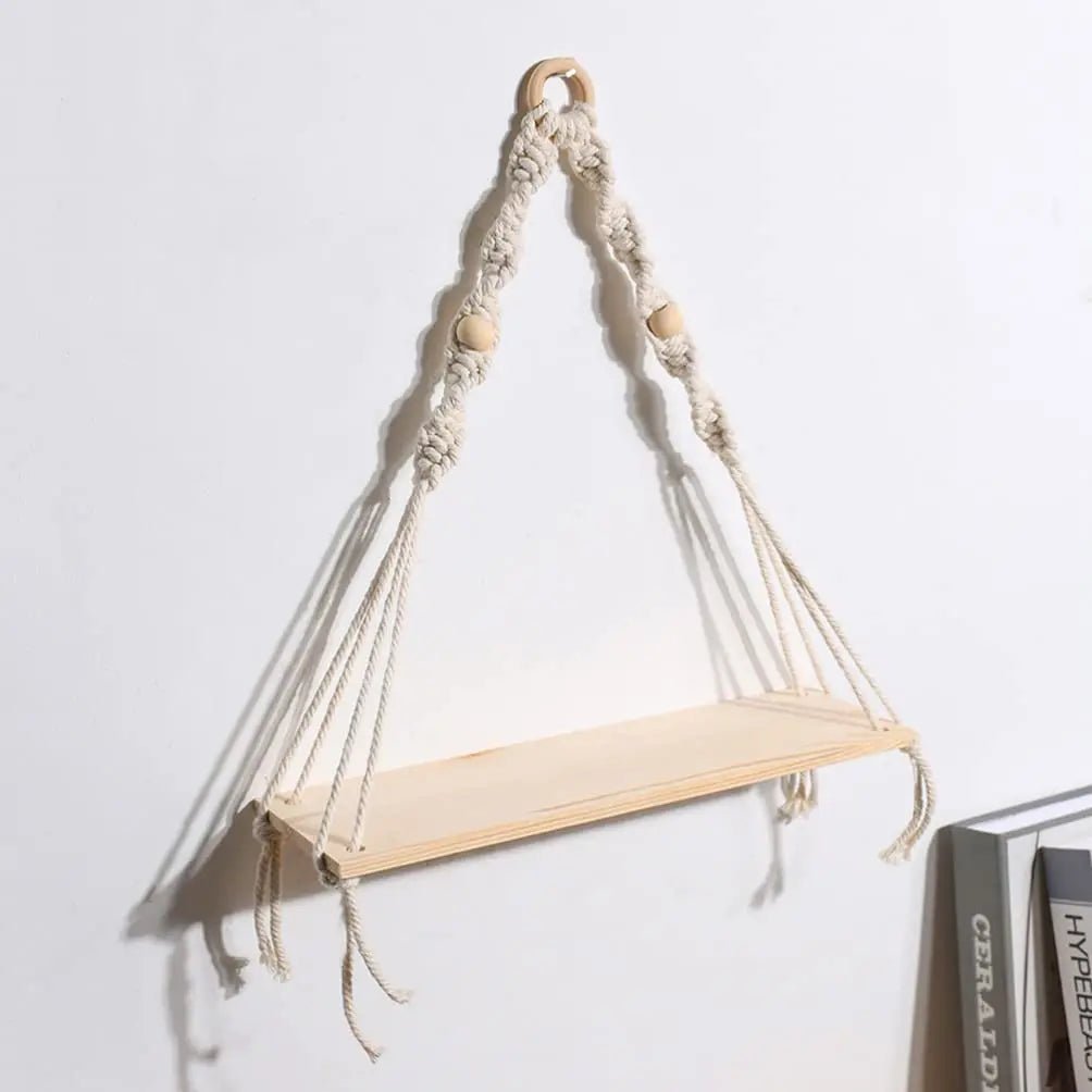 Zen Inspired Hanging Shelf Decoration - Handy House